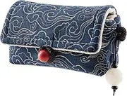 Geekria Earbuds Carrying Pouch Compatible with Sennheiser Momentum Sport, Momentum True Wireless 4 Case Cover, Replacement Protective Earphones Travel Bag (Blue)