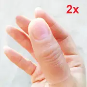 2x Silicone Prosthetic Finger Thumb Tip Magic Stage Show Props Prank Toys Fun