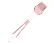 Baking Tool Healthy Convenient Silicone Cream Scraper Non-stick Baking Spatula Oil Brush Tool for Home-Pink-1#