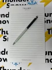 ⚡️❄️ Casino Memorabilia Trump International Las Vegas Pen Paper Crypto King BTC
