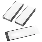 25 Pcs Magnetic Label Holder 8" x 3" with Paper Inserts C Channel
