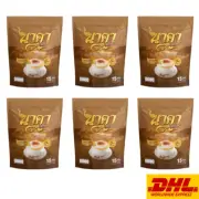 6x Naka Instant Coffee Mixed Powder Espresso Weight Control Reduce Hunger Slim