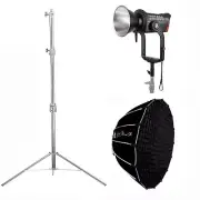 Aputure LS 600D Pro 600W 5600K Daylight LED Video Light + Light Dome SE + Stand