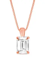 Amairah 14K 5.00 ct. tw. Lab-Grown Diamond Solitaire Pendant Necklace