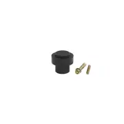 Delf Trade 30mm Matt Black Floor Mounted Door Stop