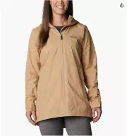 Columbia Women's Switchback Lined Long Jacket - Canoe - LG - NEW