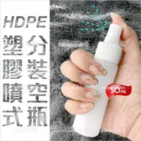 在飛比找蝦皮購物優惠-HDPE塑膠噴式分裝空瓶-50mL[37853]酒精.次氯酸