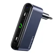 Mini Car Bluetooth 5.0 Audio Receiver - Grey 3.5mm Plug