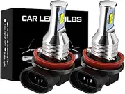 TGMGADANTV 2pcs H8 H9 Led H11 H3 881 9006 HB4 Car 3570 CSP LED Fog Headlight Bulbs 6000K 3000K 8000K White Auto Fog Lamp Day Running Light Fog lamp(Golden Yellow,9006/HB4)