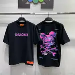 本地品牌 BAD HABIT 紫色 T 恤男女寬鬆袖中性全 MAC S-5XL