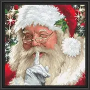 Lucas-S Santa Counted Cross-Stitch Kit