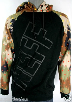 Neff Corpo Hoodie Hooded Sweater Black with Dot Camo Neff Hoody Neff