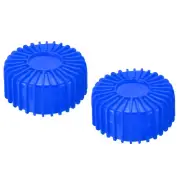 2pcs 70mm Manifold Gauge Protective Boot Covers for Refrigerant Gauges Blue