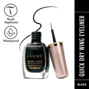 Lakme Quick Dry Wing Insta EyeLiner Waterproof - 9ml (Black)