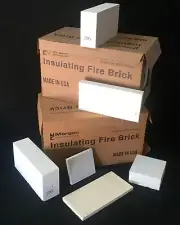 K26 Insulating Firebrick 4.5 x 4.5 x 1 Fire Brick Thermal Ceramics 2600F Qty 1