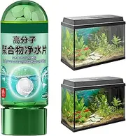 Potable Water Tablet - 1 Bottle Powerful Water Tabs for Aquarium - Safe Aqua Tablets, Natural Fish Tank Accessories Supplies for Improves Water Quality