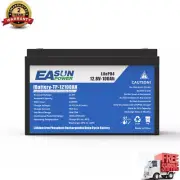Easun 12V 100Ah LiFePO4 Lithium Iron Battery BMS Deep Cycle for RV Boat Solar AU