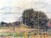 Art Alfred Sisley Mural Ceramic Backsplash Bath Tile #1484