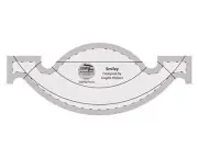 Creative Grids Machine Quilting Tool Smiley CGRQTA12