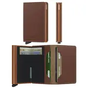 Secrid Slimwallet Compact RFID Wallet - Saffiano Caramel