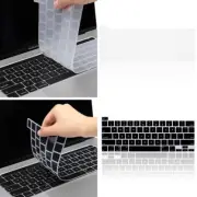 Black+Clear Flexible Silicon Keyboard Skin Fit Macbook Retina/Pro/Air 13/15.4/16