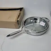Princess House Healthy Cook-Solutions Cookware 10 in Sauté Pan 5843 Induction.