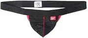 [Silldedr] Men Jockstrap Mesh Sexy Thong Pouch Underwear Men's Low Waist Thong Breathable Solid