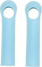 DOITOOL 2pcs Sweeping Broom Stick Handle Grip Mop Handles Grips Clothesline Pole Sleeve Mop Rod Handle Grip Mop Handle Grip Replacement Mop Handle End Cap Plastic Floor Broom Holder