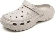 [SECHRITE] Boys Girls Fur Lined Clogs Garden Shoes for Kids Winter Fleece Lined Mules Indoor Outdoor Home House Slippers