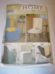 CRAFTS UNCUT SIMPLICITY 8261 Sewing Pattern FABRIC SLIPCOVERS CHAIR HOME DECOR