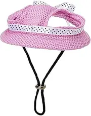 HYTROVE Creative Puppy Sun Protection Hat Outdoor Headwear for Dogs Breathable for Summer for Beach Trips Sun Protection