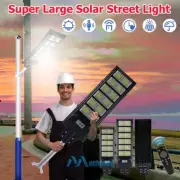 Solar Street Light 6500W Super Bright Dusk To Dawn Motion Sensor+Radar+Remote US