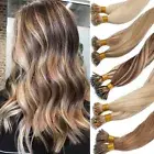 100-300S THICK Nano Ring Micro Loop Remy Human Hair Extensions Beads Balayage US