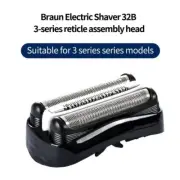 32B Foil Cutter Replacement Head Compatible for Braun Series 3 Electric Shaver