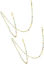 [WESIEVYA] Fashion Eyeglass Chains Anti-Slip Lanyard Chain for Sunglasses Eyeglass Strap Accessory