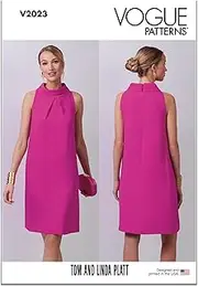 VOGUE Paper Pattern V2023R5 Misses' Dress by Tom & Linda Platt Inc R5(14-16-18-20-22)