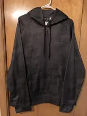 New! And1 Basketball Combat Pullover Hoodie Sweat Coat Black Camouflage Size L