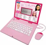 Lexibook Barbie Educational and Bilingual Laptop in English/German, Toy for Kids