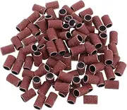 HONITANO Nail Drills Bits 100 Pcs Sanding Bands 80 Grit Fine Grit for Acrylic Nails Gel Manicures