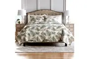 100% Cotton Lightly Quilted Coverlet Set Aurora Queen