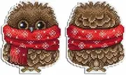 Owl - Counted Cross-Stitch Double-Sided kit on The Plastic Canvas. MP Studia P-343 / SR-343