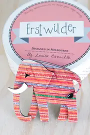 Earl The Eager Elephant Brooch--ERS-BH5389-0100
