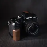 Wood L Hand Grip Holder For Fujifilm X-S20 Fuji Camera Alloy Baseplate For Arca