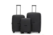3pc Tosca Bel-Air 20" 25" 29" Hard Case Travel Luggage Suitcase Set - Black