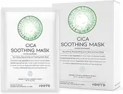 #OOTD Cica Calming Mask for Face Sensitive Irritated Skin, Soothing, Moisturizing, Korean Anti Aging Face Mask, Eve Vegan, Chamomile, Hyaluronic Acid 10EA