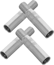 Tire Valve Stem Extension Caps Set 4pcs Sturdy Chrome-Plated Adapters for Car Bike Valve Stems