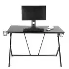 Ergonomic RShape Gaming Desk Stable Computer Table for Home Office Use