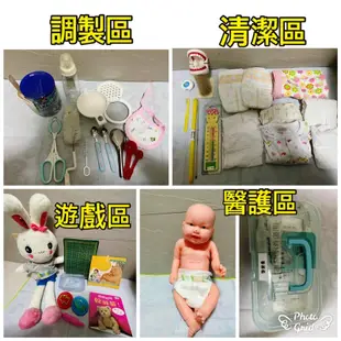 ［四區全練習］出租保母術科娃娃.用具.器材-女童組（含自備用品、奶粉、牙線、傷口練習耗材）