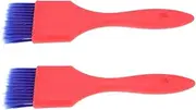 Outanaya 2pcs Salon Grade Hair Dye Brush Set Soft Bristle Highlighting Comb for Home Tinting Sturdy Hair Coloring Tool Gentle Highlighting Technique