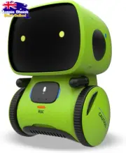 STEM Robot Toy for Kids 3-7 Educational Voice & Touch Control Gift Green